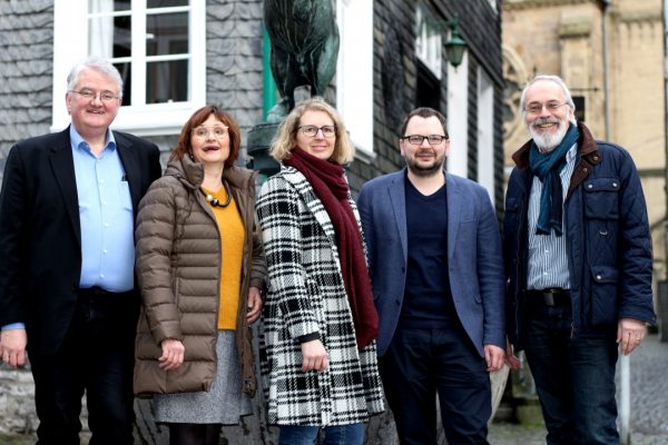 Stellen sich dem Wahlkampf: Dr. Richard Bley (CDU) und Gabriele Hruschka (CDU), Sandra Pietschmann, Florian Peters (SPD) und Heribert Klein (SPD). Foto: André Volkmann