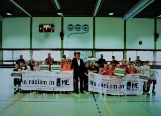 In der Sporthalle an der Goethestraße wurde am Samstag Fußball gespielt. Foto: Kreissportbund Mettmann