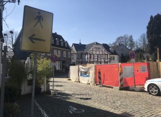 Für die Neubebauung des Eckgrundstücks an der Oberstraße wird am kommenden Wochenende ein Kran aufgebaut. Foto: Kreisstadt Mettmann