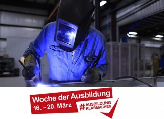 Im Mittelpunkt der Aktionswoche steht die Bedeutung einer betrieblichen Ausbildung. Foto: pixabay / Logo: Arbeitsagentur