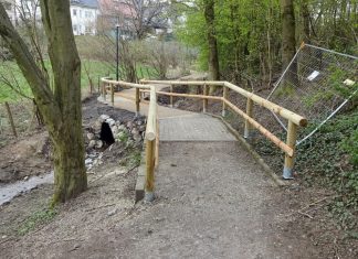 Die Brücke ist fertig und kann wieder benutzt werden. Foto: Stadt Heiligenhaus