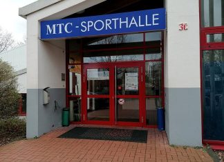 Die MTC-Sporthalle an der Fortunastraße. Foto: Stadt Wülfrath