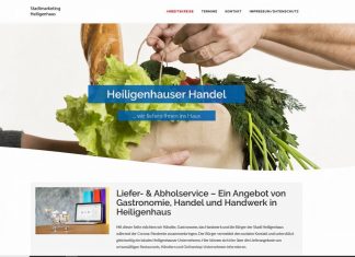 Die Online-Plattform informiert über die Angebote in der Corona-Krise. Grafik: Stadtmarketing Heiligenhaus