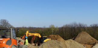 Neandertalhof: Die Tiefbauarbeiten haben begonnen. Foto: Kreis ME