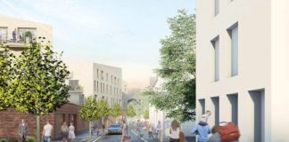 Visualisierung der Wallstraße nach Plänen der Architekten. Bild: Architekturbüro kadawittfeld