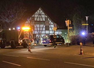 Ein Team vom THW Heiligenhaus hat ein Gebäude bewacht, in das zuvor eingebrochen worden war. Foto: privat