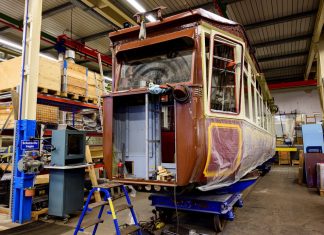 Der Historische Kaiserwagen der Wuppertaler Schwebebahn wird erst 2021 wieder fahren. Foto: WSW