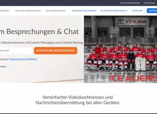 Per Videokonferenz wird bei der Jugend der Ice Aliens in Corona-Zeiten trainiert. Foto: Ice Aliens