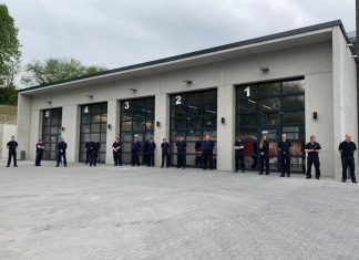 Freude bei der Erkrather Feuerwehr: Das neue Gerätehaus an der Kreuzstraße ist einsatzbereit. Foto: Feuerwehr Erkrath