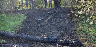 Eine Detailaufnahme der Polizei vom Brandort. Foto: Polizei