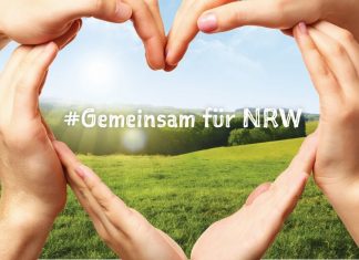 "Gemeinsam für NRW" ist das Motto, das Tuffi für die Solidaritätskampagne ausgerufen hat. Bild: FrieslandCampina Germany GmbH