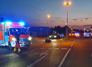 In Monheim hat sich ein schwerer Motorradunfall ereignet. Foto: Polizei