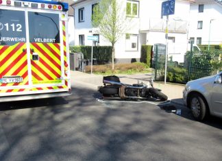 Ein 62-Jähriger aus Meerbusch stürzte infolge des Unfalls schwer. Foto: Polizei
