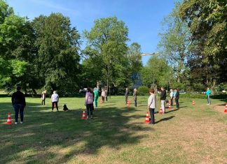 Im Drupnas-Park wird Sport getrieben - der TuS Lintorf 08 lädt dazu ein. Archivfoto: TuS 08 Lintorf