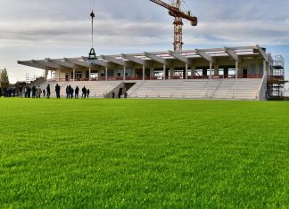 Die Förderung möchte die SSVg für den Innenausbau des Stadionneubaus verwenden. Archivfoto: Mathias Kehren