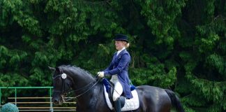 Helena Volmer mit ihrem SavoM beim Pfingstturnier 2019. Foto: L. Volmer