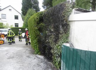 Das schnelle EIngreifen der Anwohner verhinderte größeren Schaden. Foto: Polizei