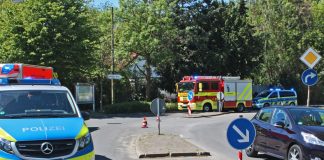 Die Unfallstelle in Ratingen-Hösel. Foto: Polizei