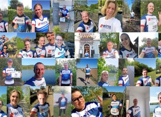 Witte stellte das drittgrößte Team beim virtuellen Firmenlauf. Foto(Ausschnitt): Witte