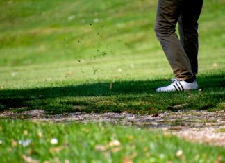 Ein Golfer ist auf dem Grün in Aktion. Foto: pixabay