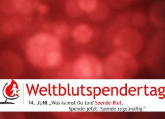 Am Sonntag steht der weltweite Aktionstag im Zeichen der Blutspende. Foto: pixabay/ Logo: DRK