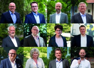 Die Wahlkreis-Kandidaten, zeilenweise von links nach rechts: Jörn Oberholz, Stefan Propach, Dr. Daniel Goebel, Martin Fromm, Ulf Kruse, Heinz-Peter Schreven, Hedwig Kläsener, Andreas Fischbach, Panagiotis Chatzinikolaou, Melitta Cousin-Bronowski, Ralf Herre, Frank Jakobs, Thorsten Thus, Florian Genbrock, Manfred Gries und Dr. Andreas Gärtner. Fotos: CDU