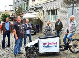 Axel Ellsiepen, Rainer Dittel, Frank Runkel, Linda Neidel, Andreas Konrad und Dagmar Pape haben die Wählergemeinschaft gegründet mit Ali Ekber Ersoy, Christian Engelberg und Jörg Paffrath (nicht auf dem Bild). Foto: André Volkmann