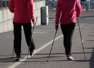 Nordic-Walking für Anfänger, Senioren und Fortgeschrittene bietet der Lintorfer Sportverein. Foto: pixabay