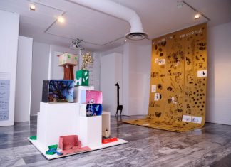 In der Druckwerkstatt des Museums Ratingen bauten sich die jungen Künstler ihre eigene Welt „Utopia!“. Foto: Stadt Ratingen