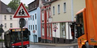 Die Kreuzung der Neanderstraße und Laubacher Straße. Foto: André Volkmann