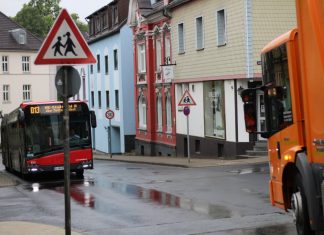 Die Kreuzung der Neanderstraße und Laubacher Straße. Foto: André Volkmann