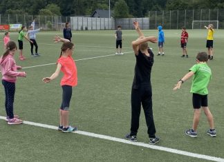 24 Kinder und Jugendliche haben trainiert. Foto: TuS Breitscheid