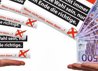 Wahlwerbegeld für den guten Zweck anstatt für Plakate - "Velbert anders" ruft zur Teilnahme auf. Grafik: Velbert anders
