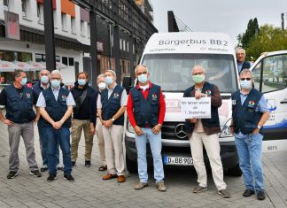Der Bürgerbus Heiligenhaus startet wieder. Das geltende Hygienekonzept verpflichtet zum Maske tragen. Foto: Mathias Kehren