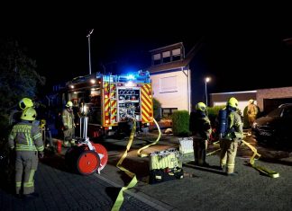 Am Södrath in Ratingen-Breitscheid war die Feuerwehr in der Nacht im Einsatz. Foto: FW Ratingen