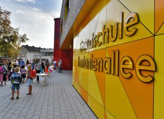 Das Schulgebäude an der Kastanienallee. Foto: Mathias Kehren