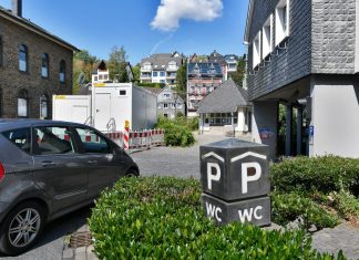 Die Tiefgarage Froweinplatz ist voraussichtlich bis Ende Februar für Sanierungsarbeiten gesperrt. Archivfoto: Mathias Kehren