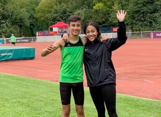 Francesca von Schamann (W15) und Alexander Männel (M14) haben sportlich überzeugt. Foto: Privat