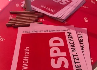 Die Wülfrather SPD informiert an Info-Ständen über ihr Wahlprogramm. Foto: SPD Wülfrath