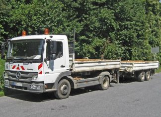Dieser Lastwagen brachte zu viel Gewicht auf die Waage. Foto: Polizei