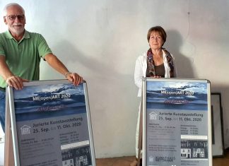 Haben bis zum Start der Ausstellung noch viel zu tun: Kunsthaus-Vorsitzende Monika Kißling und Kurator Lothar Weuthen. Foto: André Volkmann