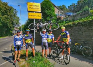 Die Radler des Polizeisportvereins bei der Aktion Stadtradeln. Foto: privat/Archivbild