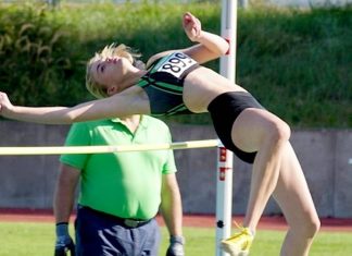 TV-Athletin Anna Holzmann übersprang 1,64 Meter im Hochsprung. Foto: Privat