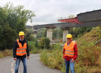 Peter Beyer MdB und Martin Sträßer MdL drängen auf Lärmschutz und zügigen Lückenschluss der A44 zwischen Ratingen und Heiligenhaus. Foto: PR Martin Sträßer MdL
