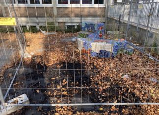 Die Brandspuren sind deutlich erkennbar. Foto: Polizei
