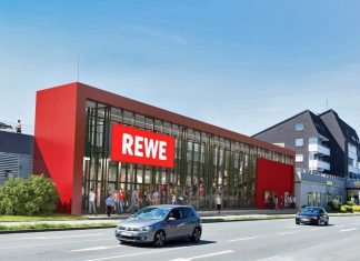 So soll der Markt nach dem Umbau aussehen. Grafik: Hecker Architekten