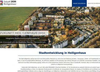 So sieht die neue Homepage zur Stadtentwicklungsplanung aus. Grafik: Stadt