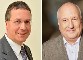 Zwischen Rainer Ritsche und Andreas Seidler entscheidet sich am 27. September, wer neuer Bürgermeister in Wülfrath wird. Fotos: Kehren/privat