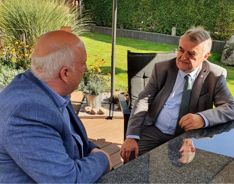Andreas Seidler mit Innenminister Herbert Reul. Foto: Privat