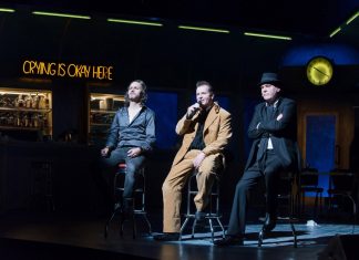 Clapton, Cash und Cohen gemeinsam auf der Grillo-Bühne. Foto: Diana Küster